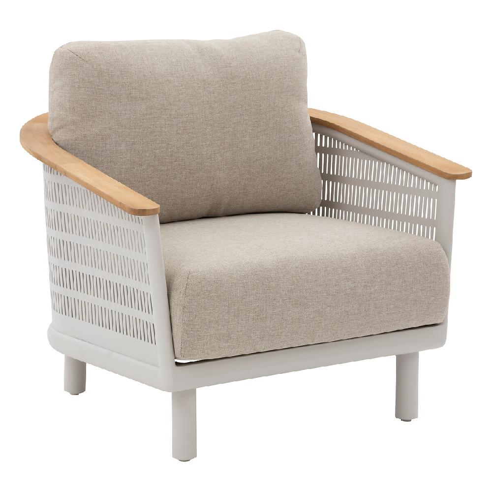 Hesperide Fauteuil De Salon De Jardin OLIMIO Avoine & Teck