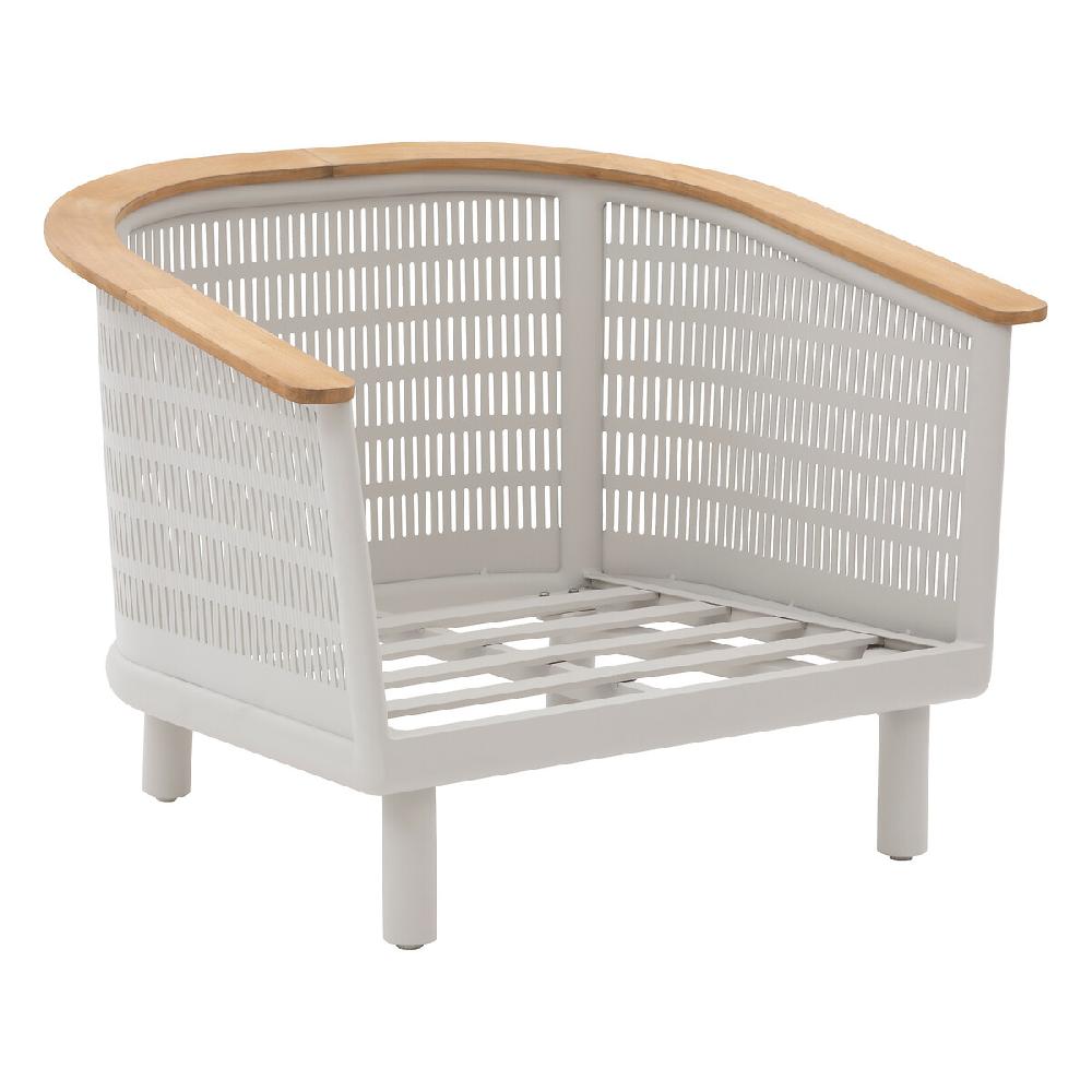 Hesperide Fauteuil De Salon De Jardin OLIMIO Avoine & Teck