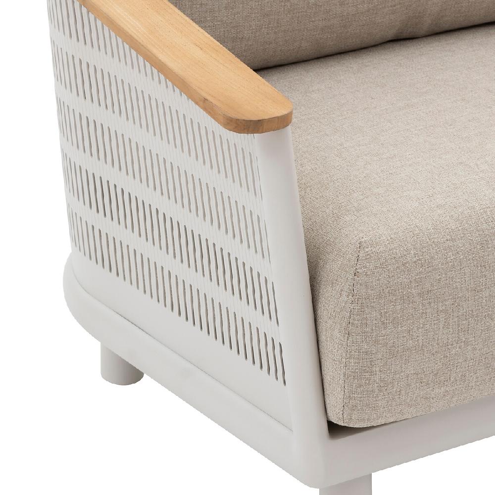 Hesperide Fauteuil De Salon De Jardin OLIMIO Avoine & Teck