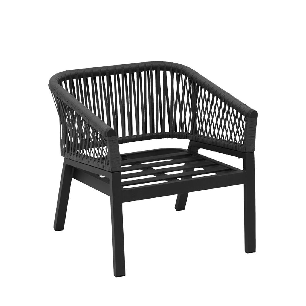 Hesperide Fauteuil De Salon De Jardin ORIENGO Anthracite & Graphite