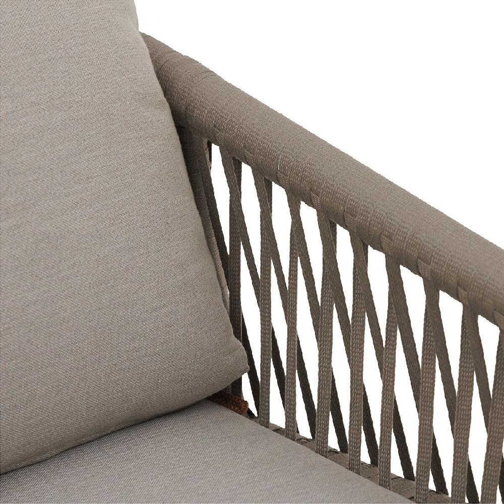 Hesperide Fauteuil De Salon De Jardin ORIENGO Taupe & Blanc