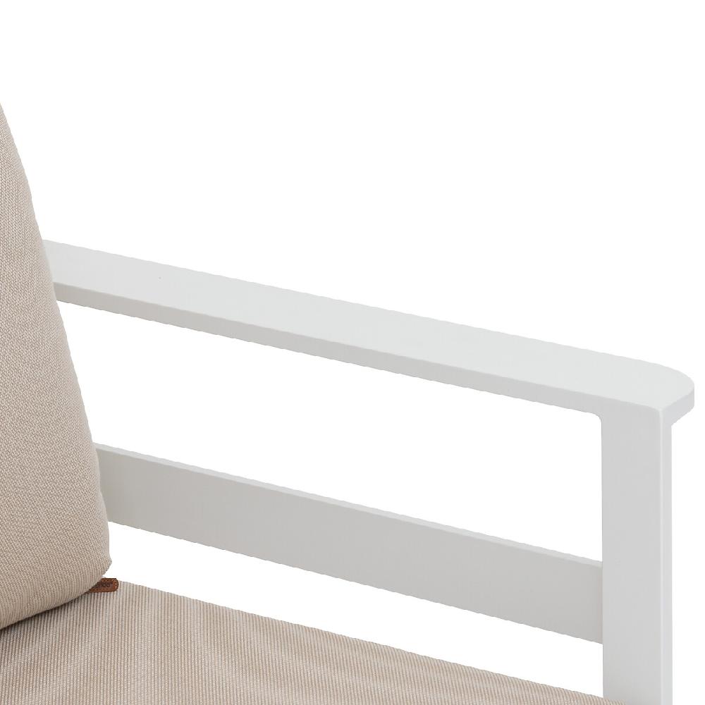 Hesperide Fauteuil De Salon De Jardin PARADIZE Beige & Blanc
