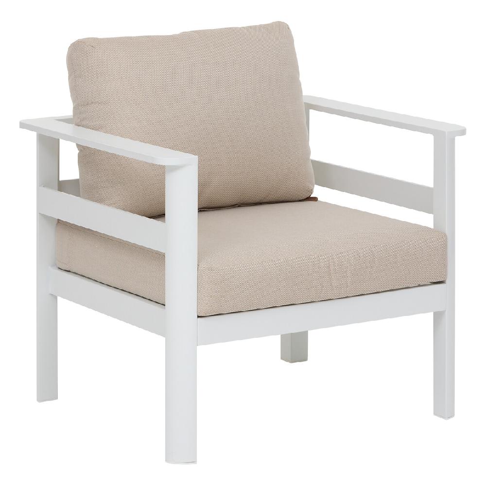 hesperide Fauteuil de salon de jardin PARADIZE Beige & Blanc