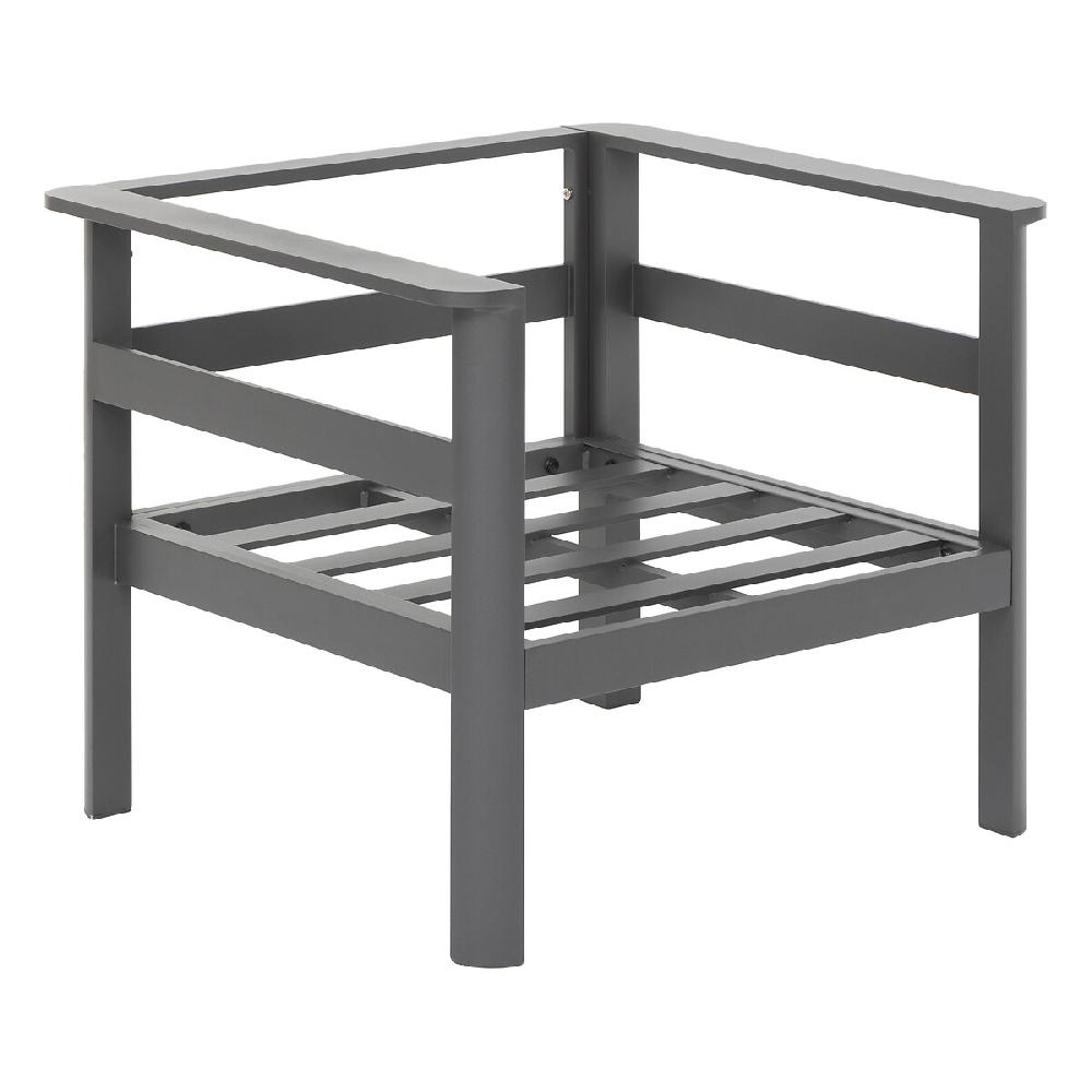 Hesperide Fauteuil De Salon De Jardin PARADIZE Gris Foncé & Graphite