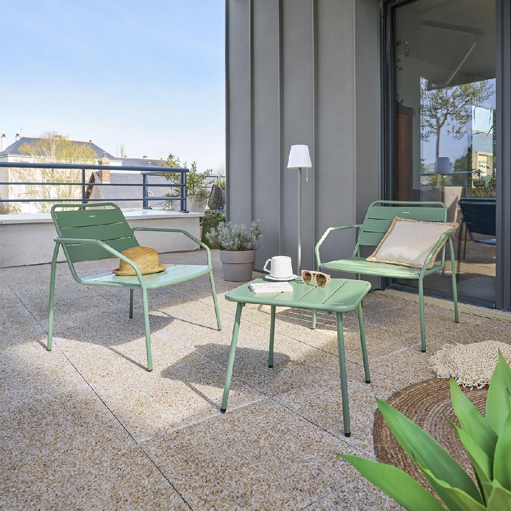 Hesperide Fauteuil De Salon De Jardin PHUKET Vert Olive