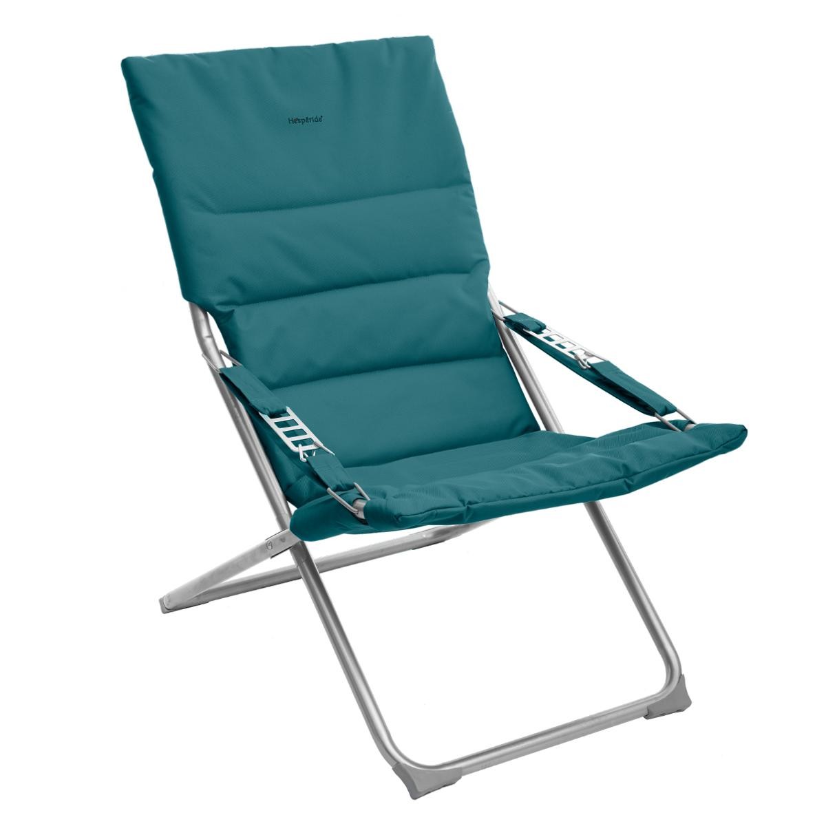Hesperide Fauteuil Relax De Jardin MILOS Bleu Canard