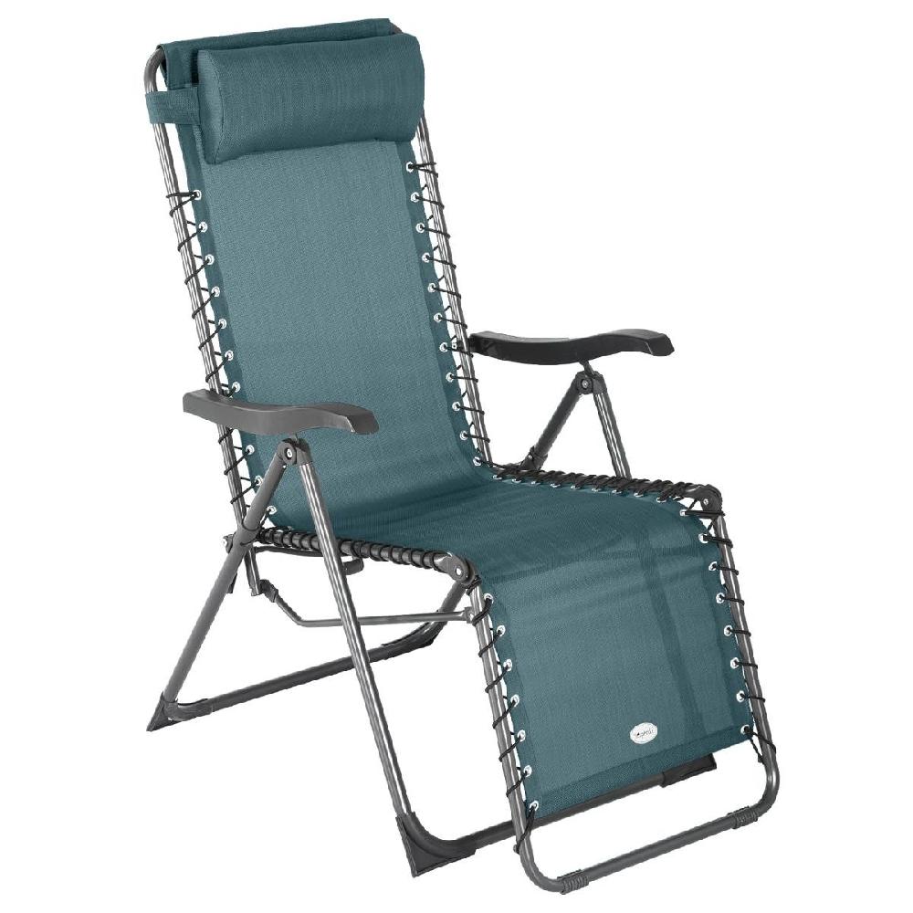 Hesperide Fauteuil Relax De Jardin SILOS Bleu Canard