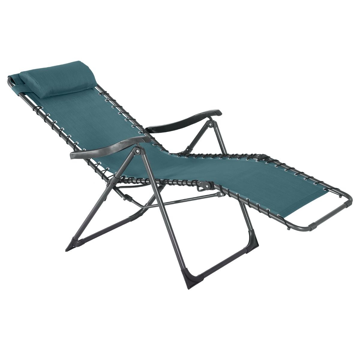 Hesperide Fauteuil Relax De Jardin SILOS Bleu Canard