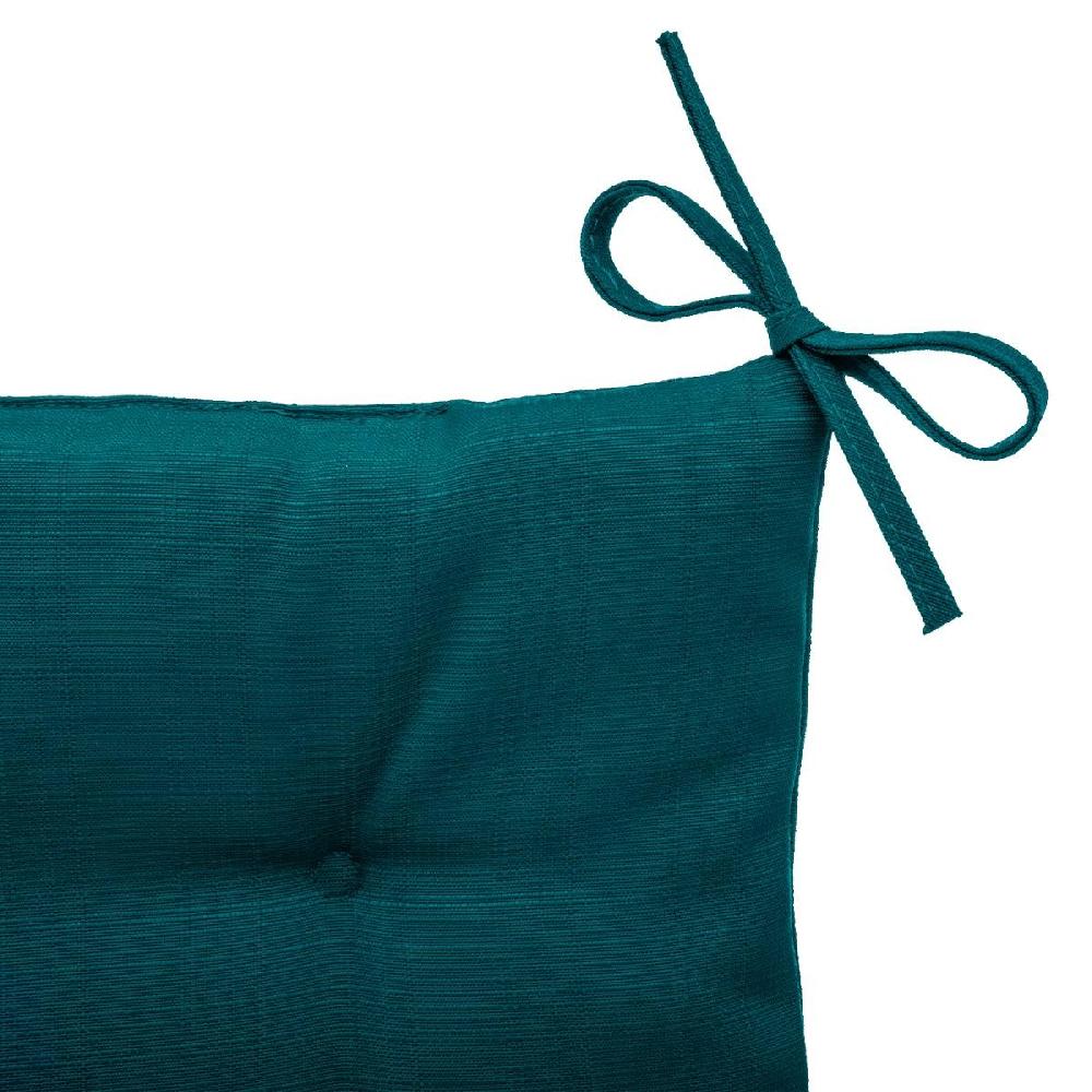 Hesperide Galette De Chaise Carrée 4 Points KORAI Bleu Canard