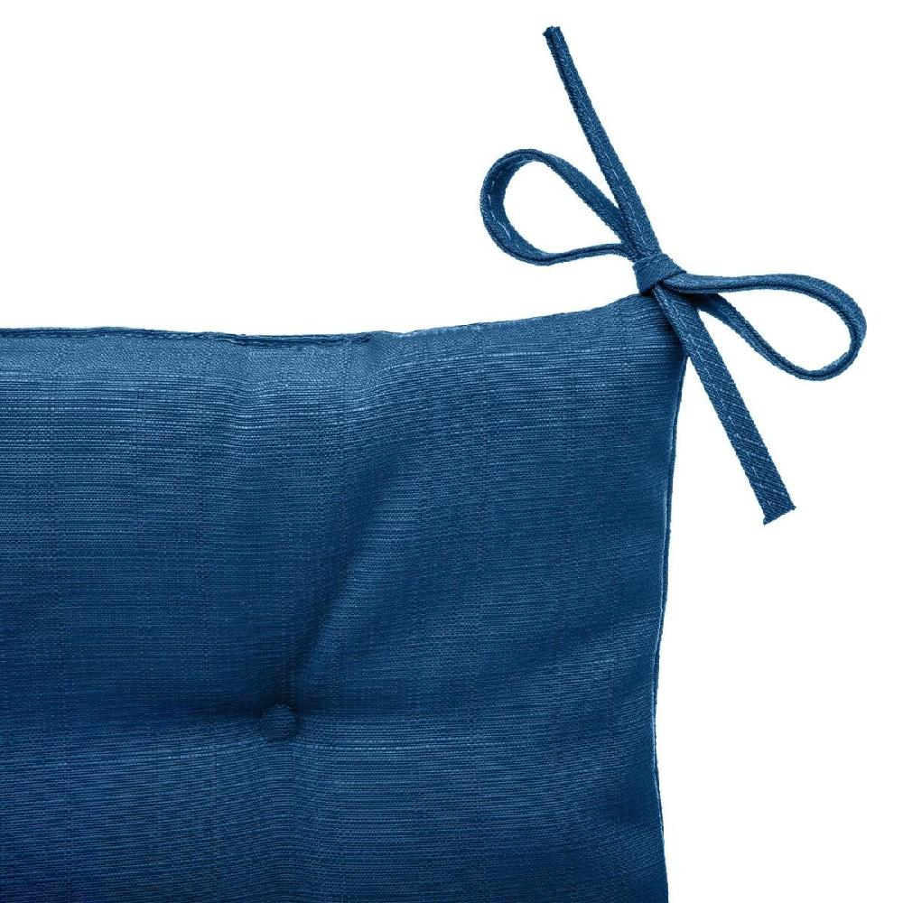 Hesperide Galette De Chaise Carrée 4 Points KORAI Bleu Indigo