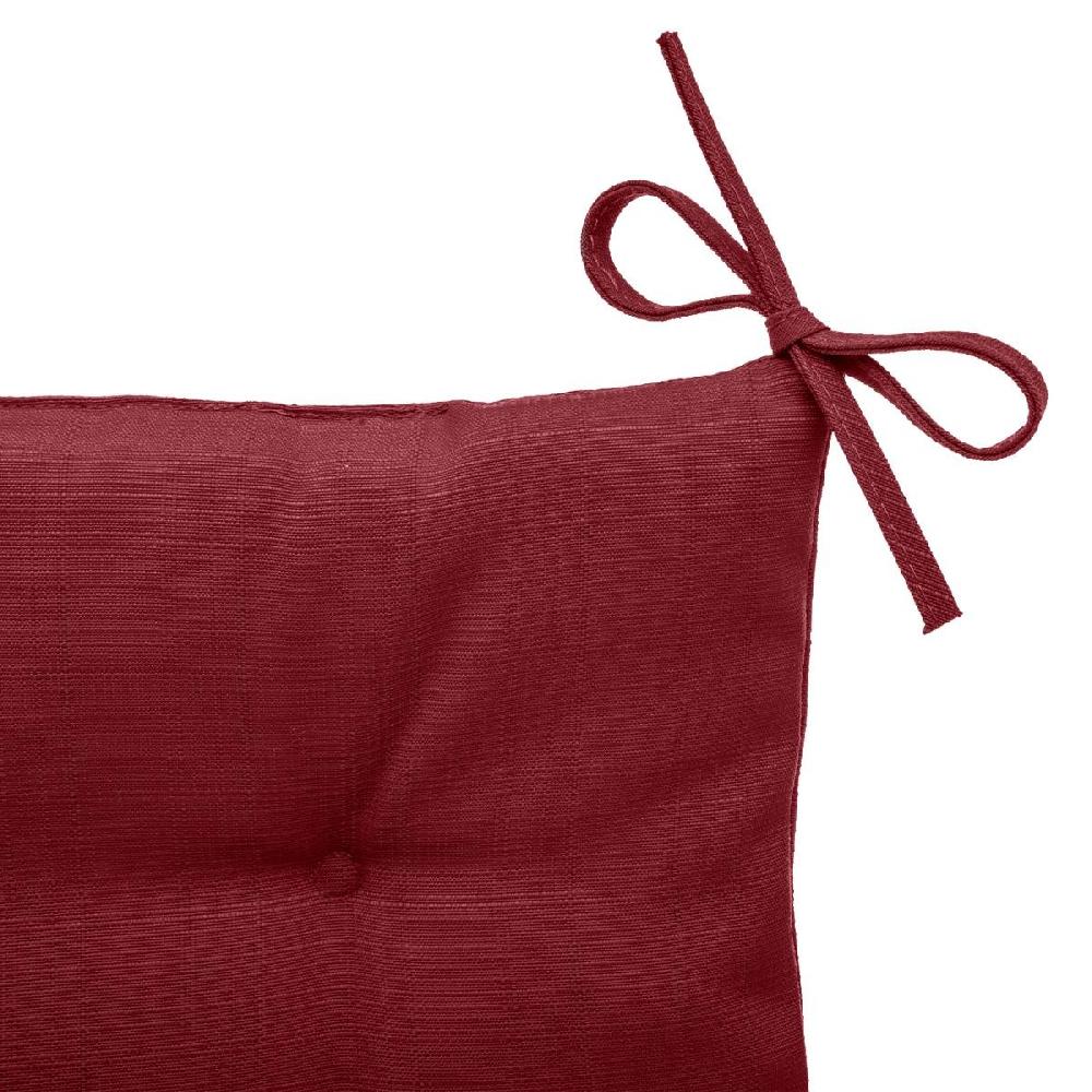 Hesperide Galette De Chaise Carrée 4 Points KORAI Bordeaux