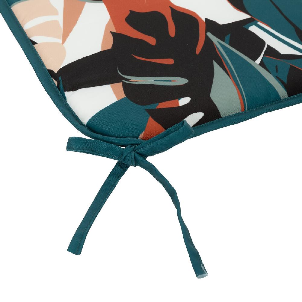 Hesperide Galette De Chaise Carrée DEYO Motif Feuilles