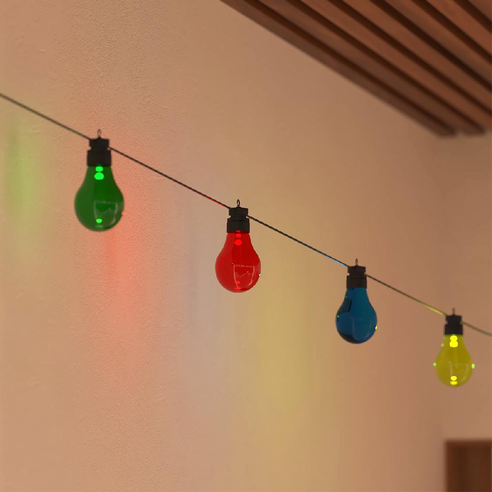 hesperide Guirlande lumineuse d'extérieur solaire Multicolore