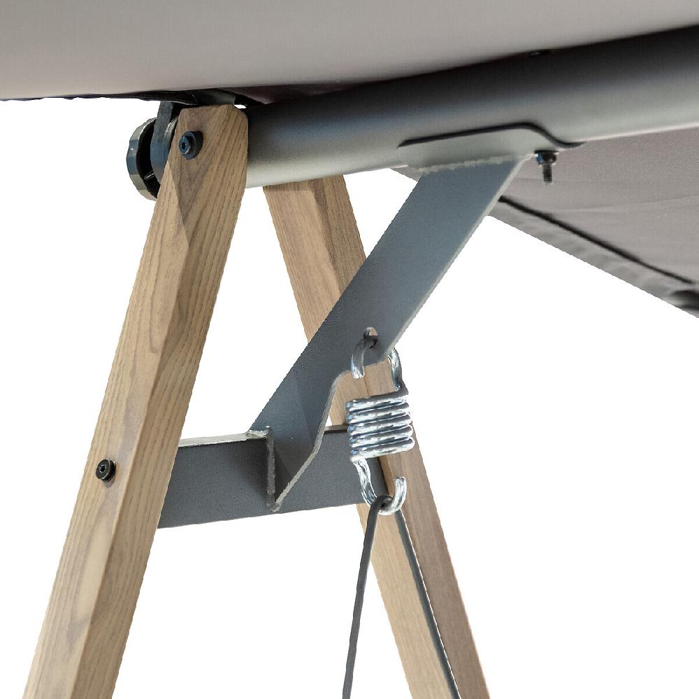 Hesperide Balancelle De Jardin SOLY Honey & Charbon