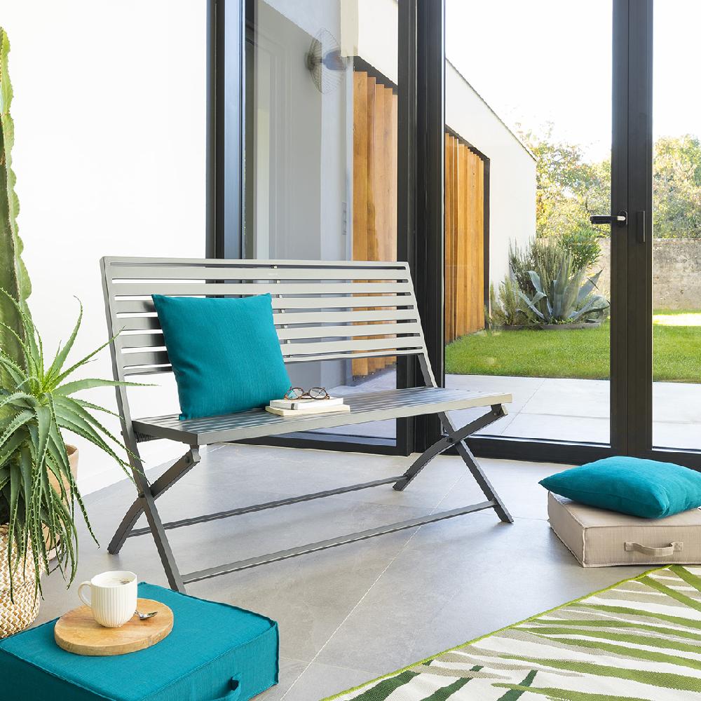 Hesperide Banc De Jardin Pliant OLBIA Graphite