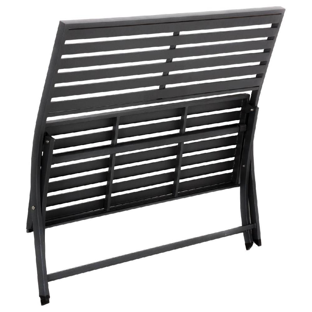 Hesperide Banc De Jardin Pliant OLBIA Graphite