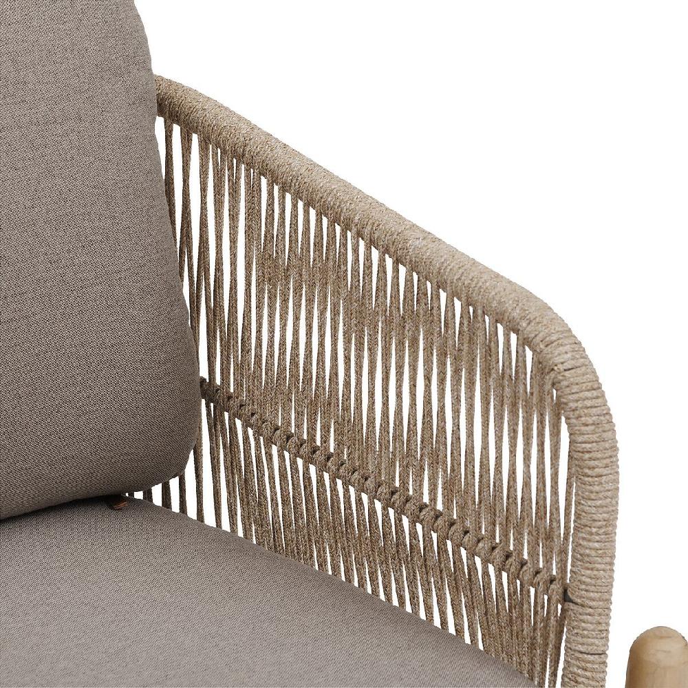 Hesperide Canapé De Jardin DEONA Taupe & Acacia