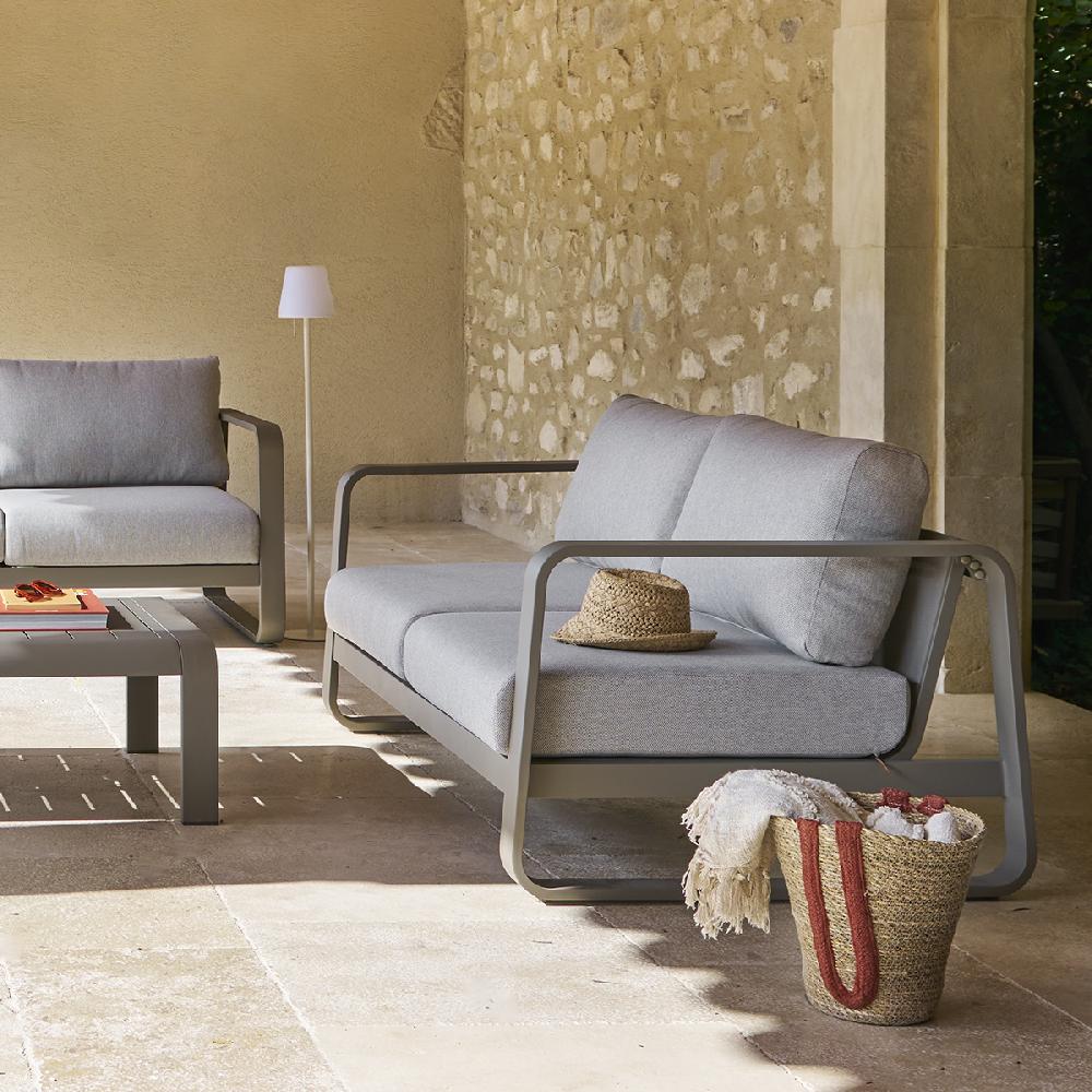 hesperide Canapé de jardin DOMILLY Café