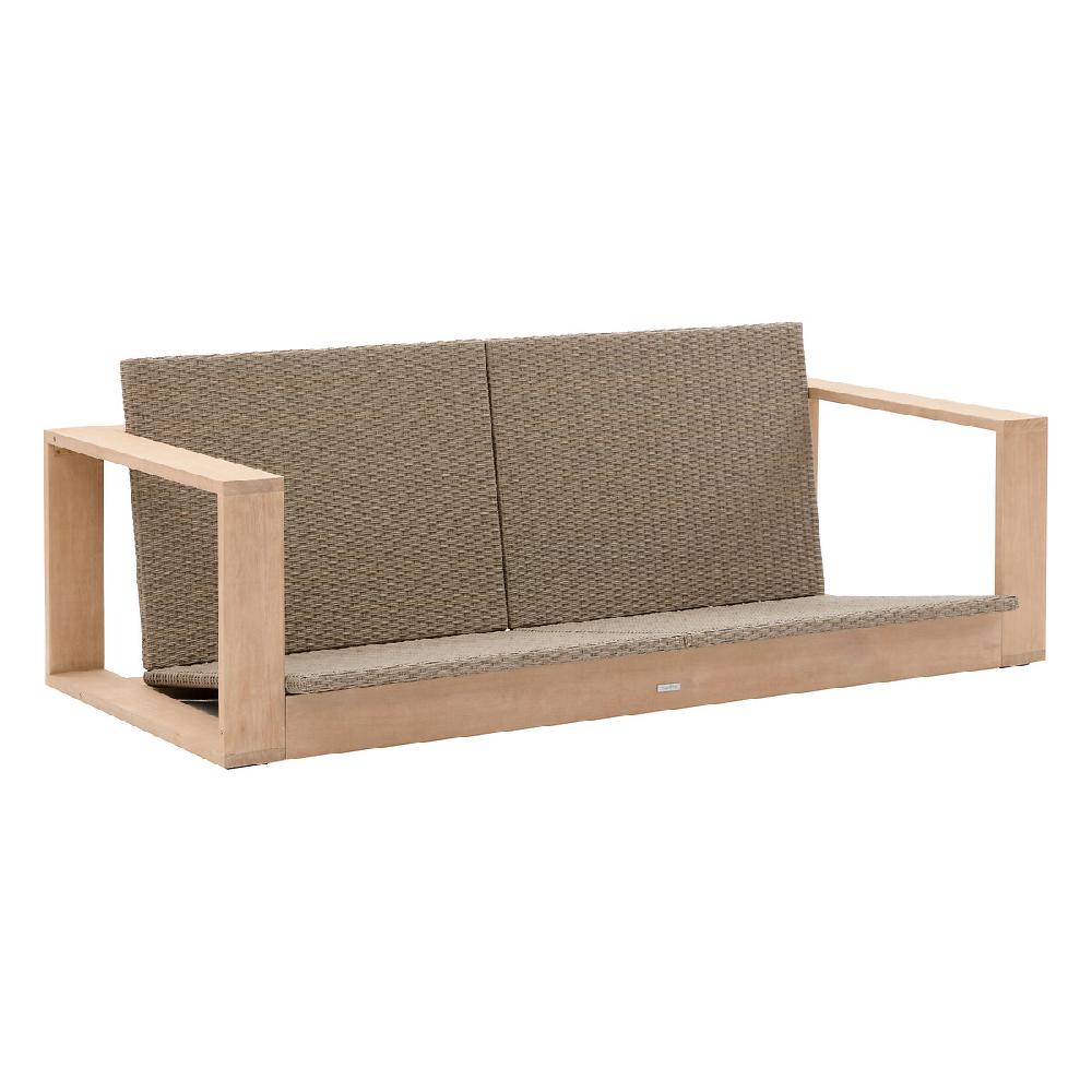 Hesperide Canapé De Jardin LOEVO Eucalyptus & Gris