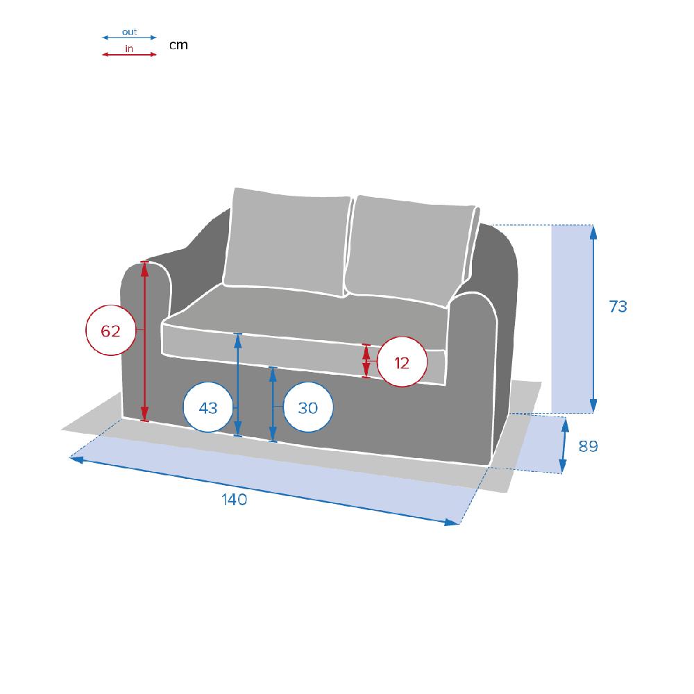 Hesperide Canapé De Jardin MOORÉA Terre D'ombre