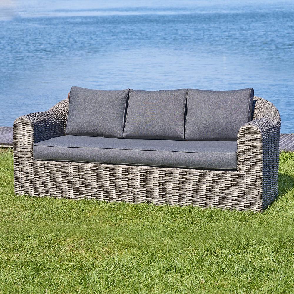 hesperide Canapé de jardin MOORÉA Terre d'ombre