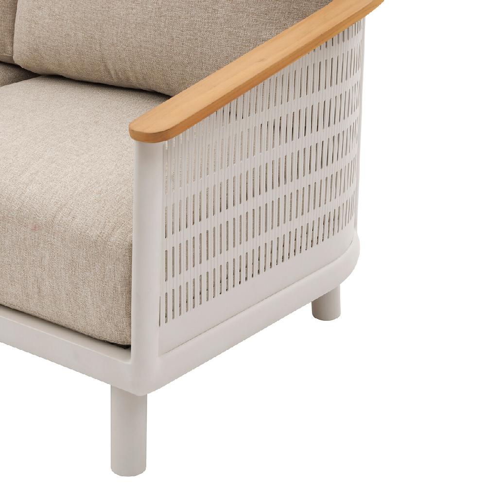 Hesperide Canapé De Jardin OLIMIO Avoine & Teck