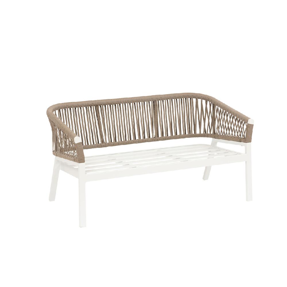 Hesperide Canapé De Jardin ORIENGO Taupe & Blanc
