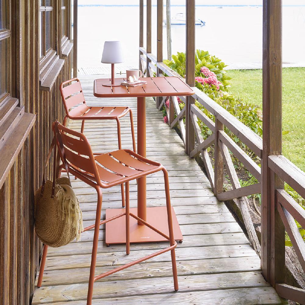 hesperide Chaise de bar empilable PHUKET Ambre