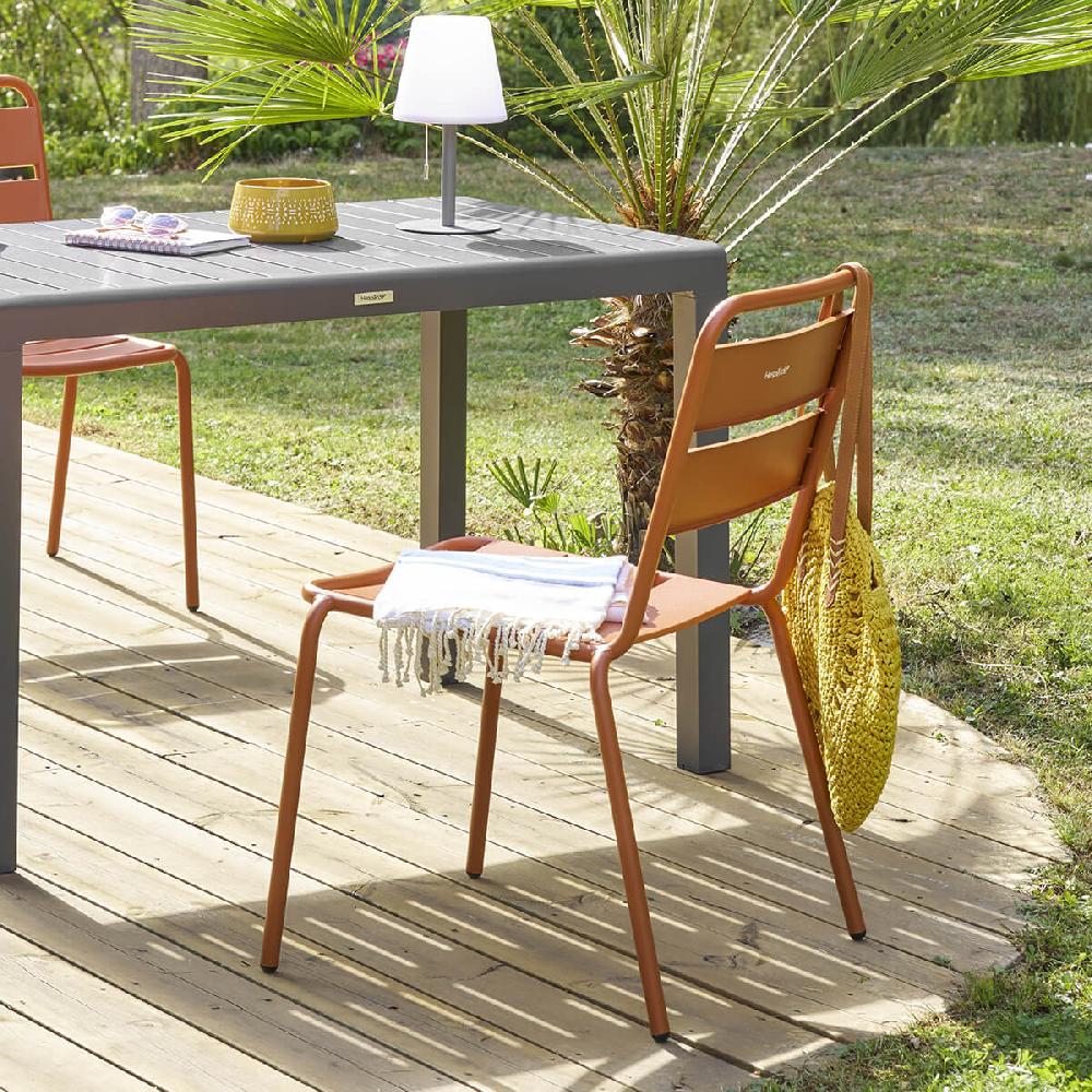 hesperide Chaise de jardin empilable PHUKET Ambre