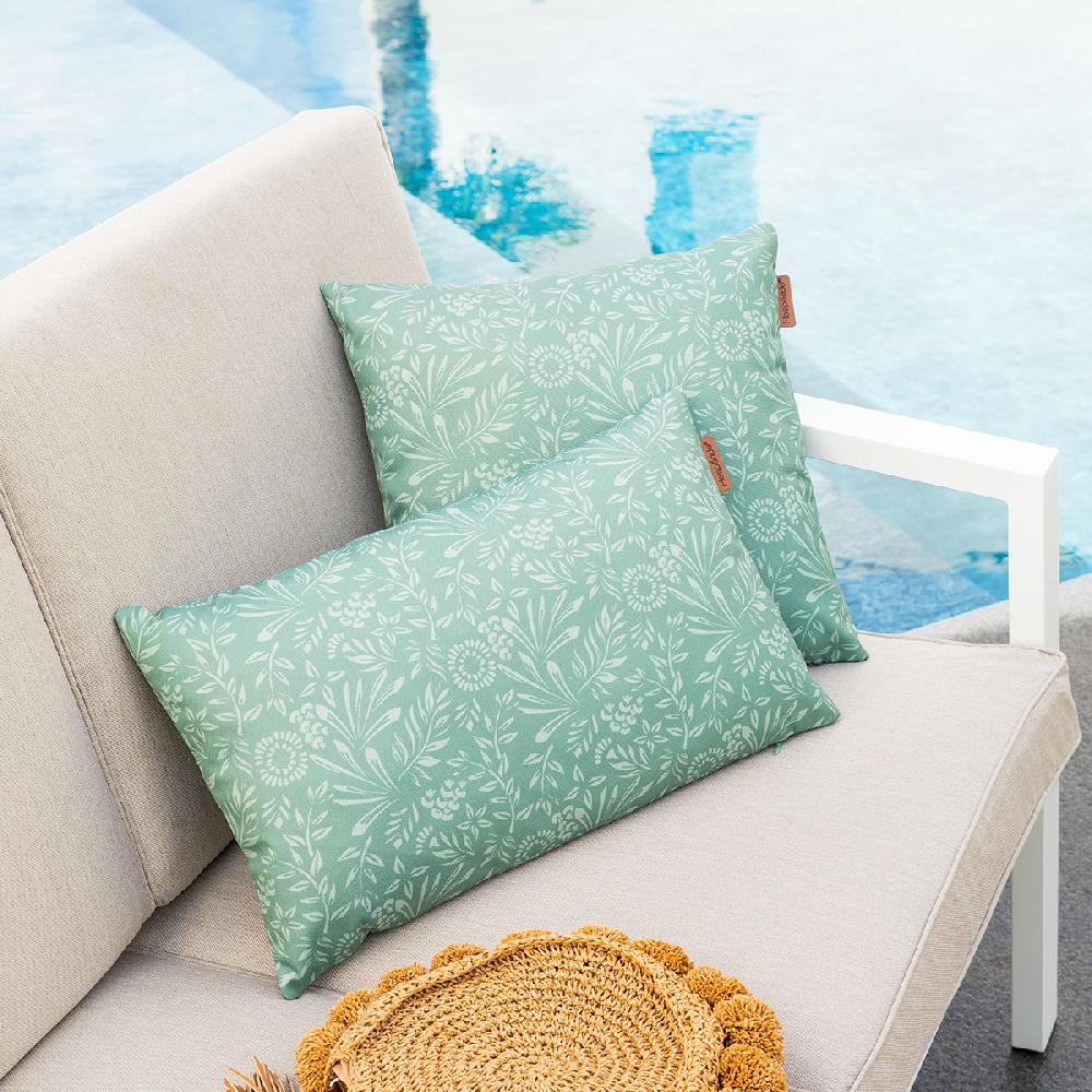 Hesperide Coussin Déco D'extérieur ADIYA Vert Jade