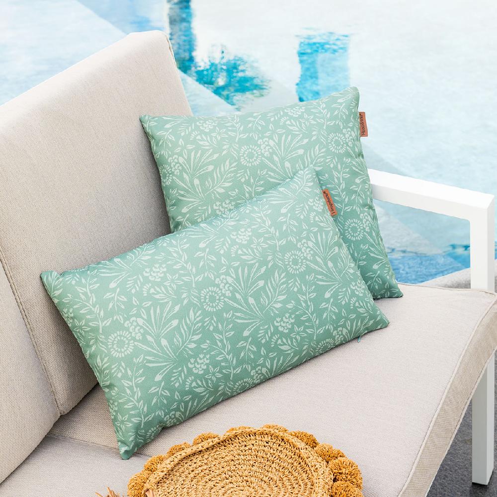 Hesperide Coussin Déco D'extérieur ADIYA Vert Jade