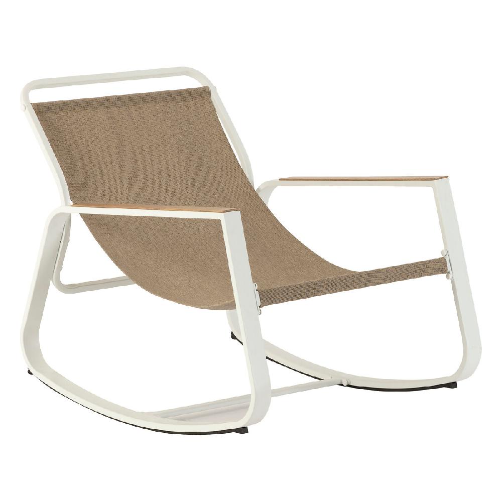 Hesperide Fauteuil à Bascule FELINIO Taupe