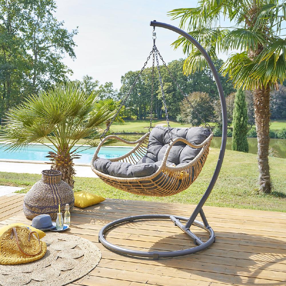 Hesperide Fauteuil Oeuf Suspendu GIBRALTAR Ardoise