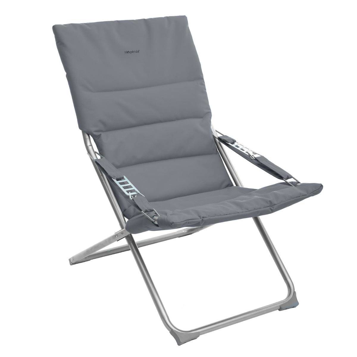 Hesperide Fauteuil Relax De Jardin MILOS Ardoise