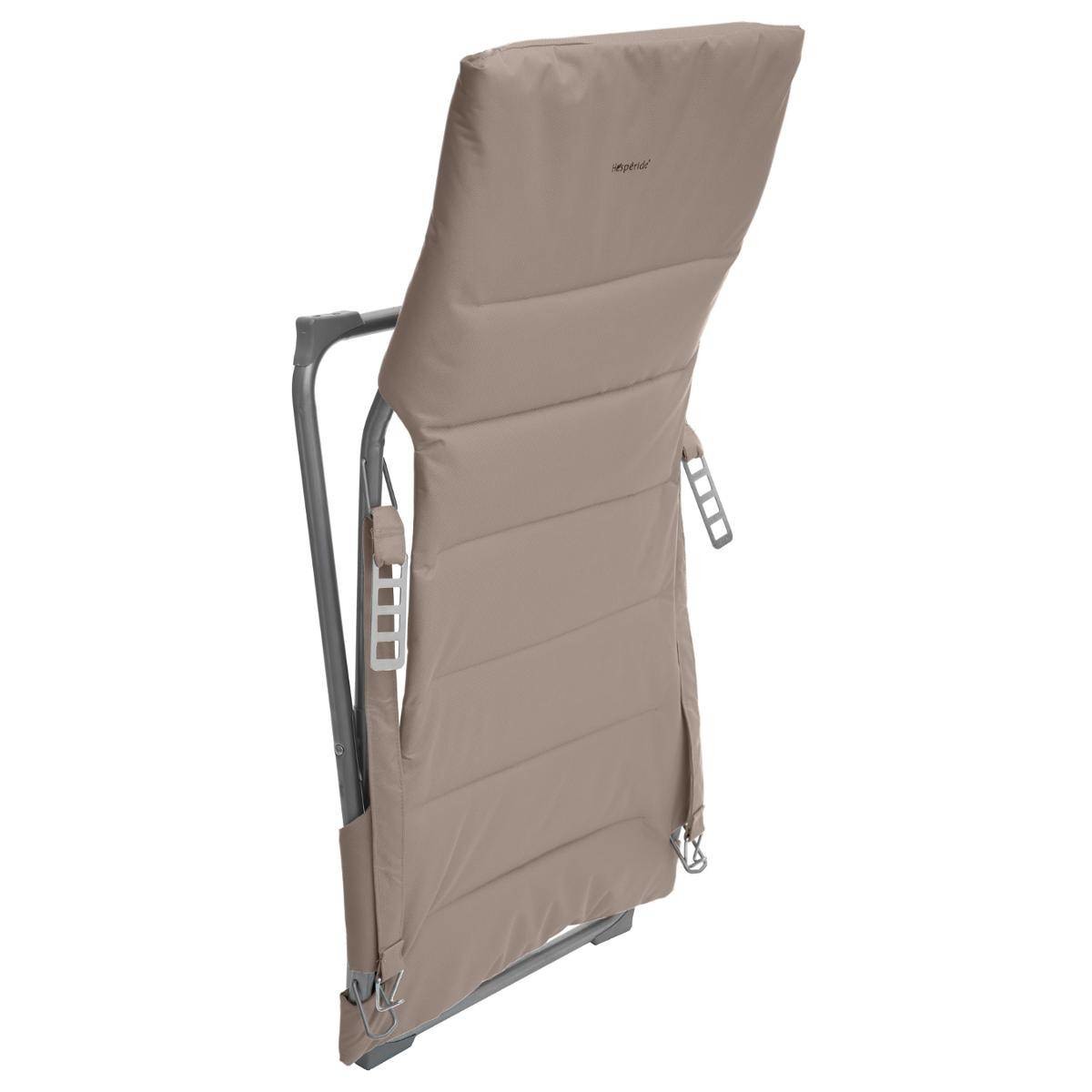 Hesperide Fauteuil Relax De Jardin MILOS Taupe