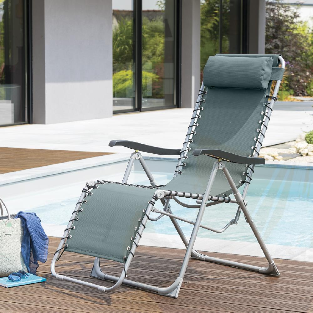 hesperide Fauteuil relax de jardin SILOS Vert jade