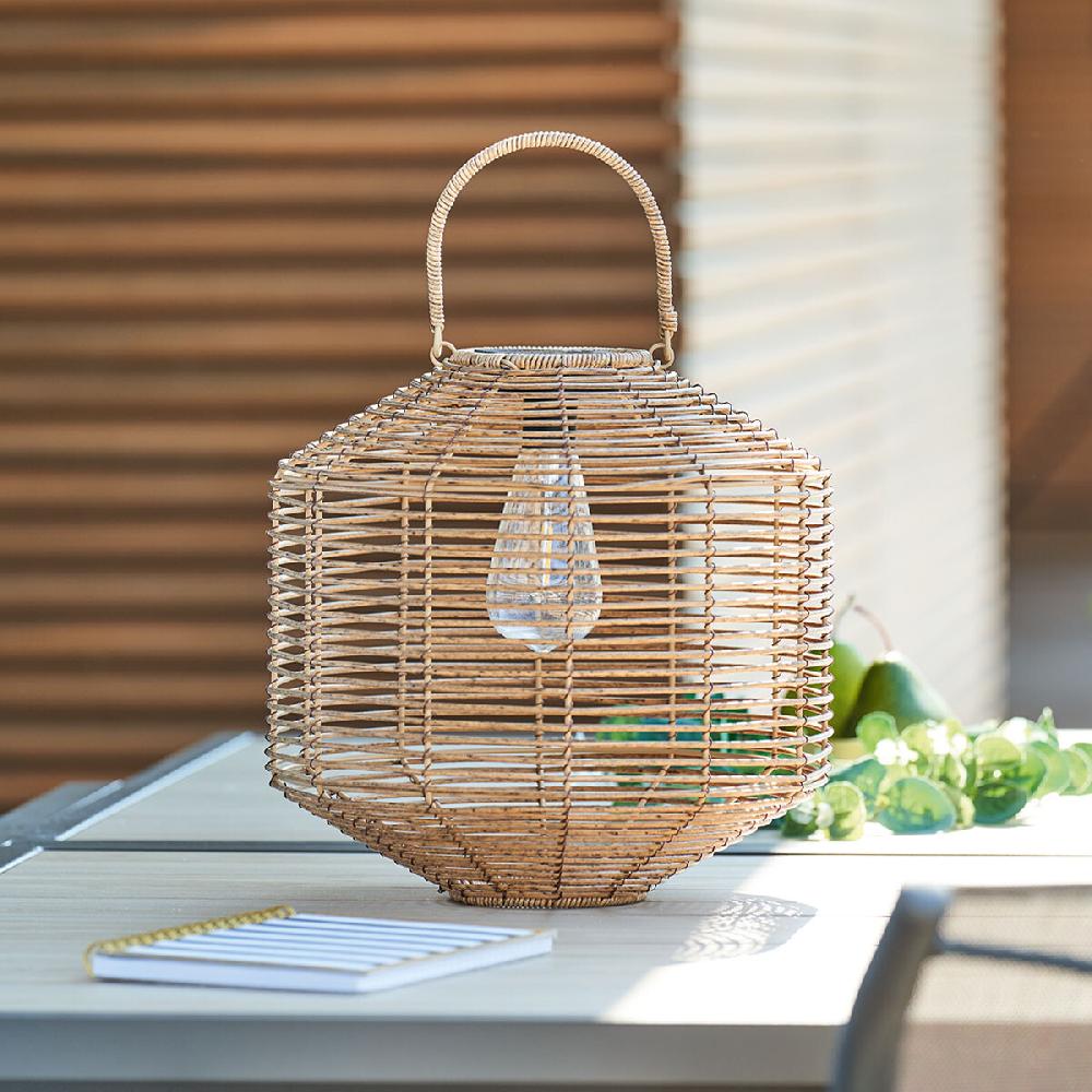 hesperide Lampe d'extérieur CUBA solaire Beige