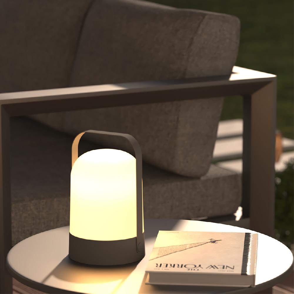 Hesperide Lampe D'extérieur JERTA à Pile Gris