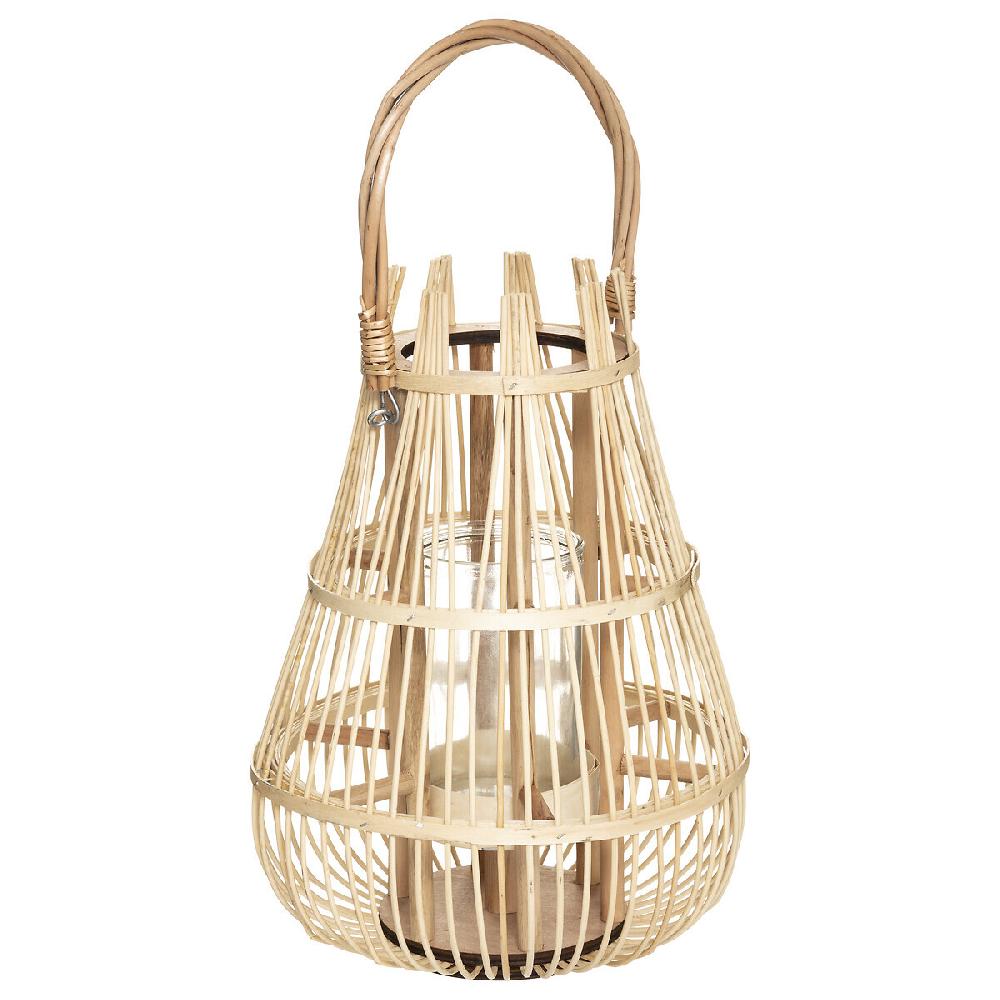 hesperide Lanterne d'intérieur panier haut Beige