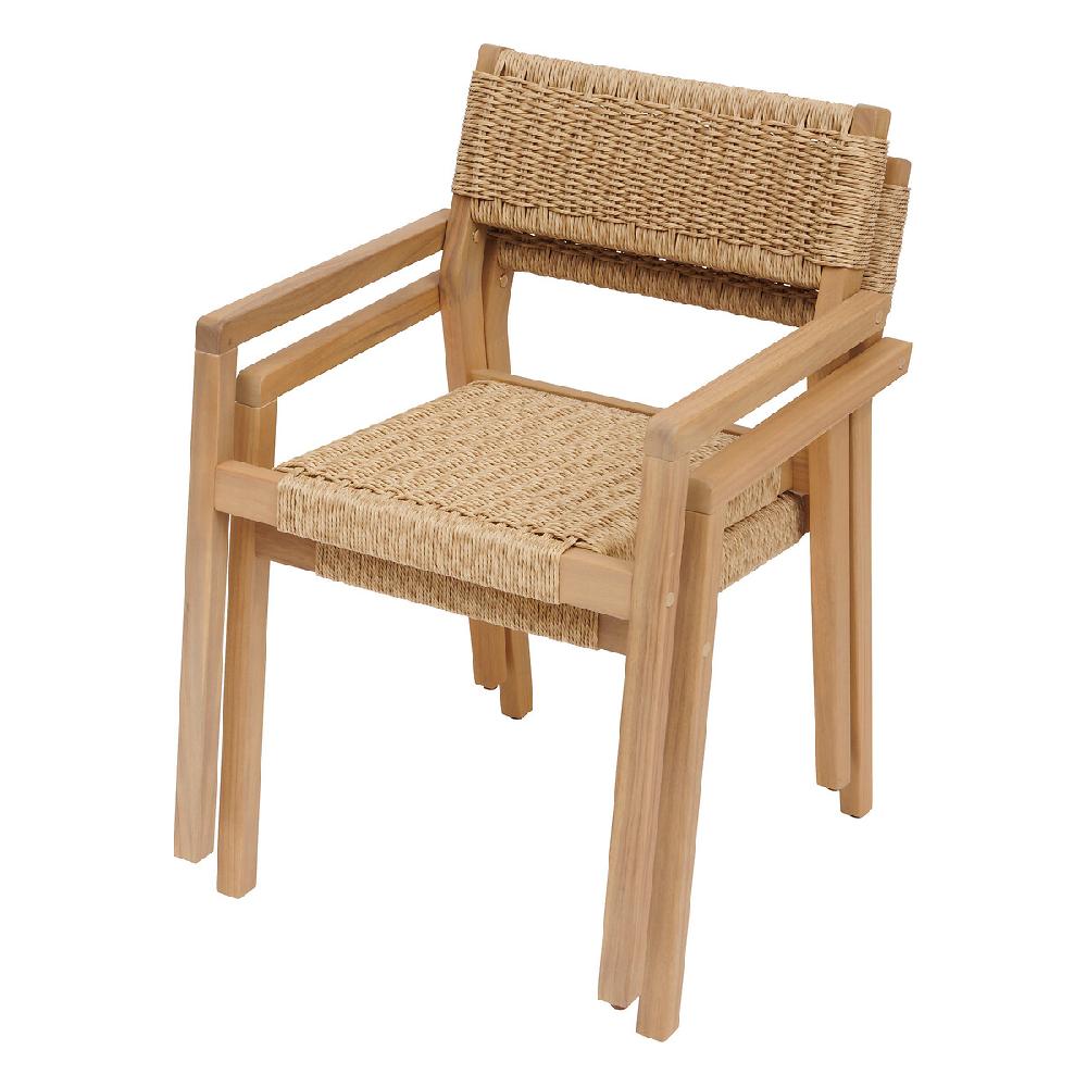 Hesperide Lot De 2 Fauteuils TEMEIRA Acacia