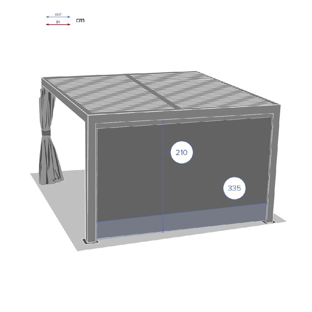 Hesperide Lot De 4 Stores Grand Modèle MAJAÉ