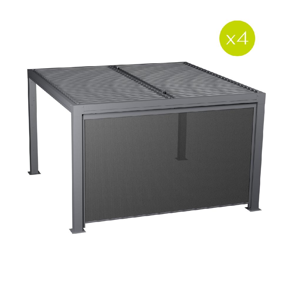 hesperide Lot de 4 stores grand modèle MAJAÉ