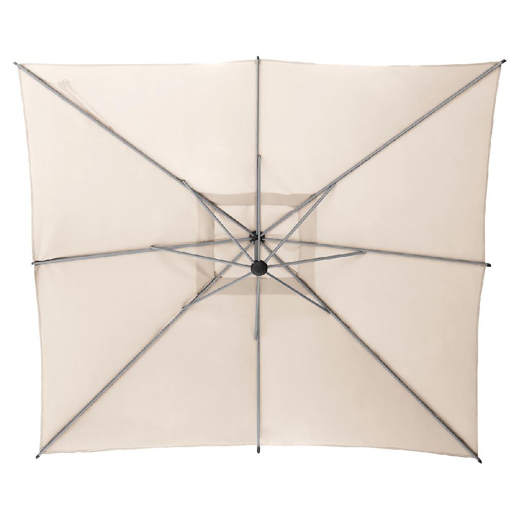 Hesperide Parasol Déporté Carré MANOA Blé