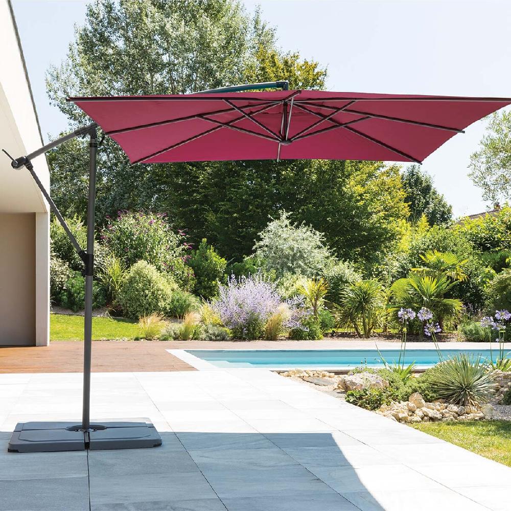 hesperide Parasol déporté carré MANOA Bordeaux