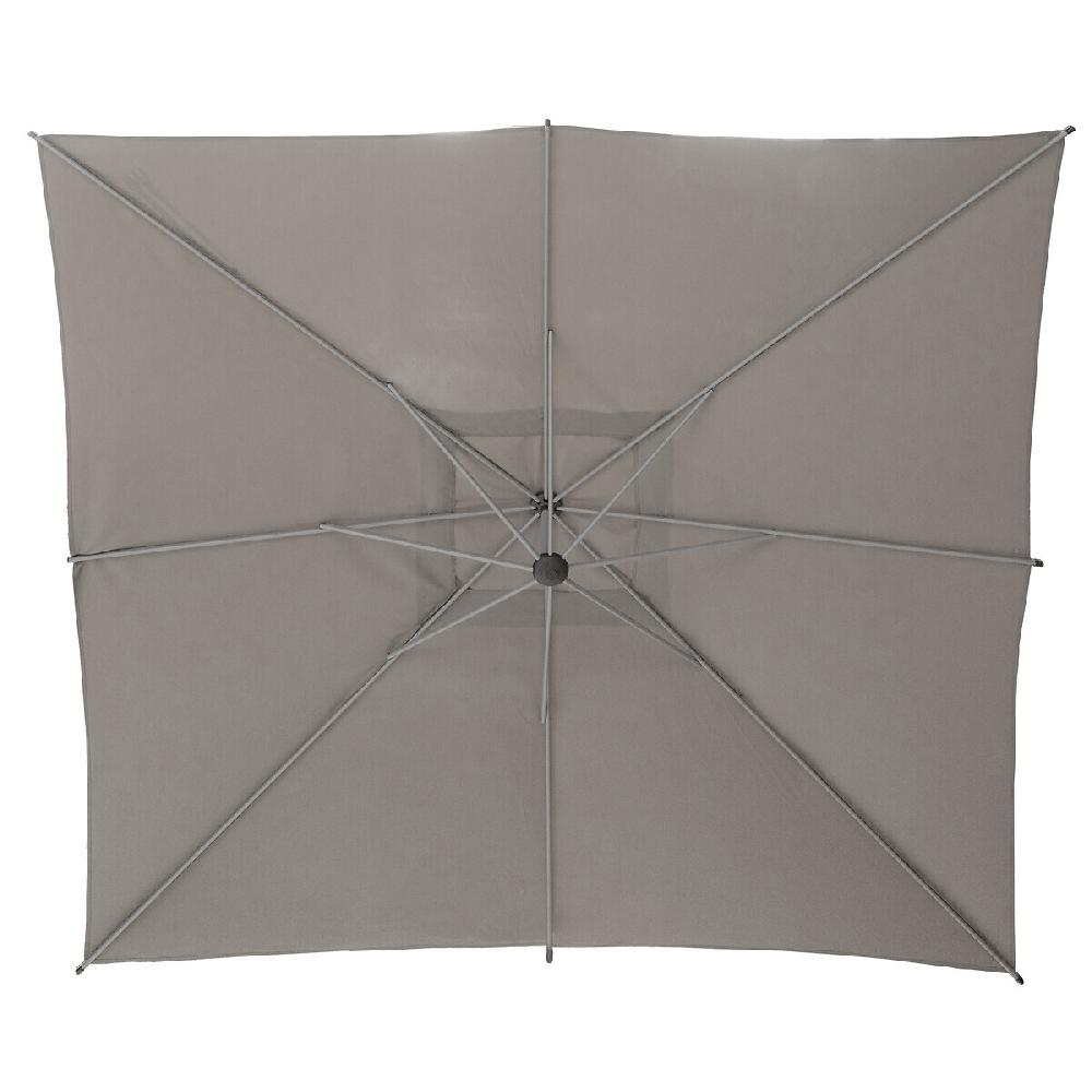 Hesperide Parasol Déporté Carré MANOA Taupe