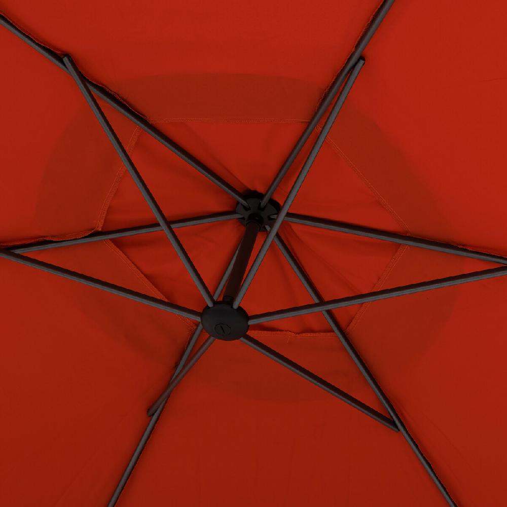 Hesperide Parasol Déporté Rond MANOA Ambre