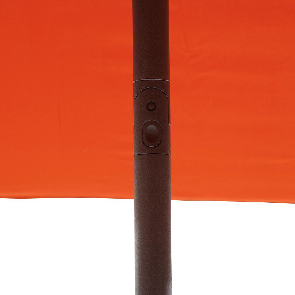 Hesperide Parasol Droit Carré SOYA Ambre