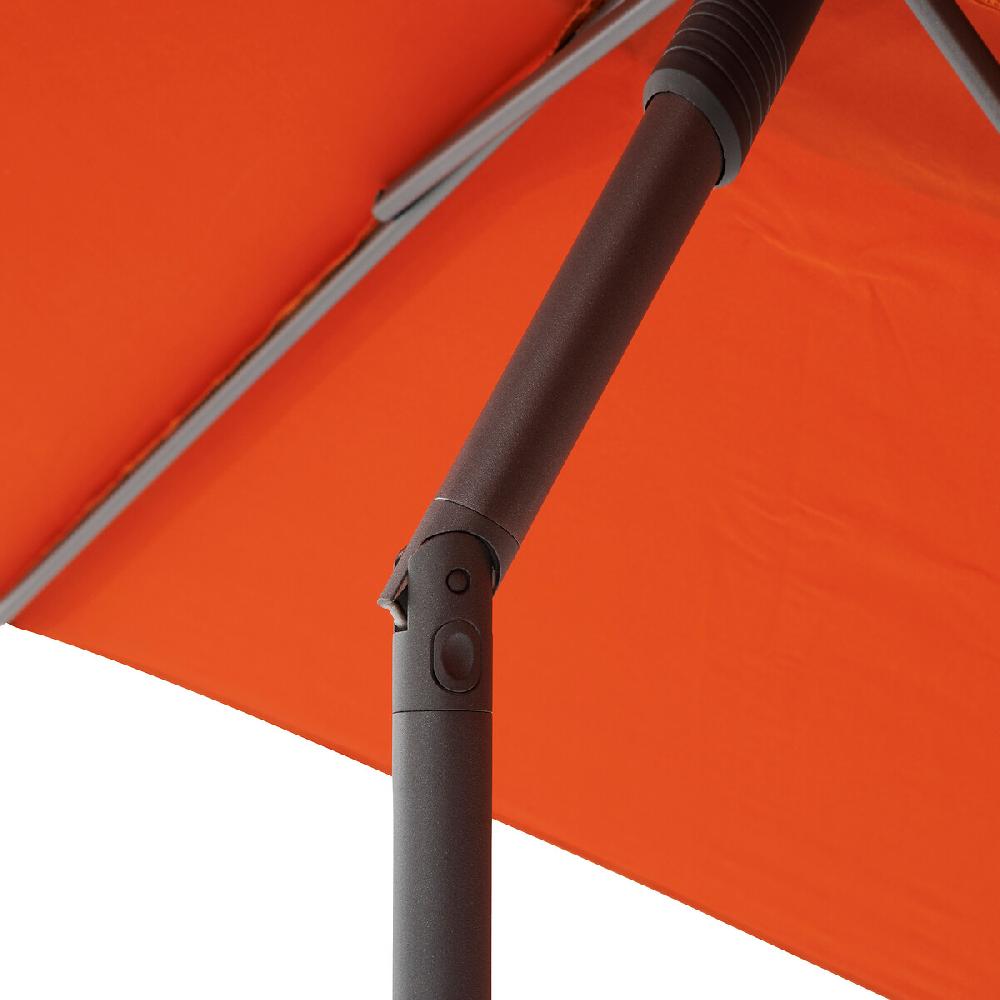 Hesperide Parasol Droit Carré SOYA Ambre