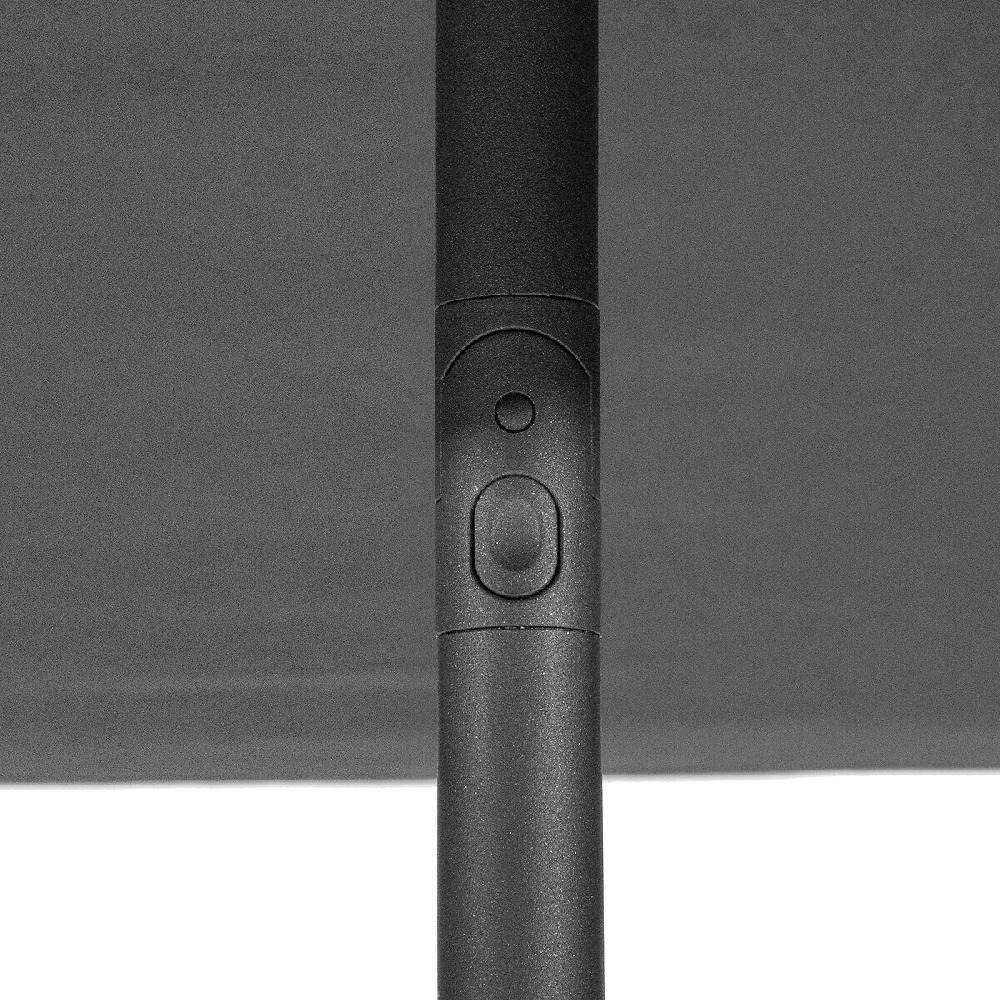 Hesperide Parasol Droit Carré SOYA Ardoise