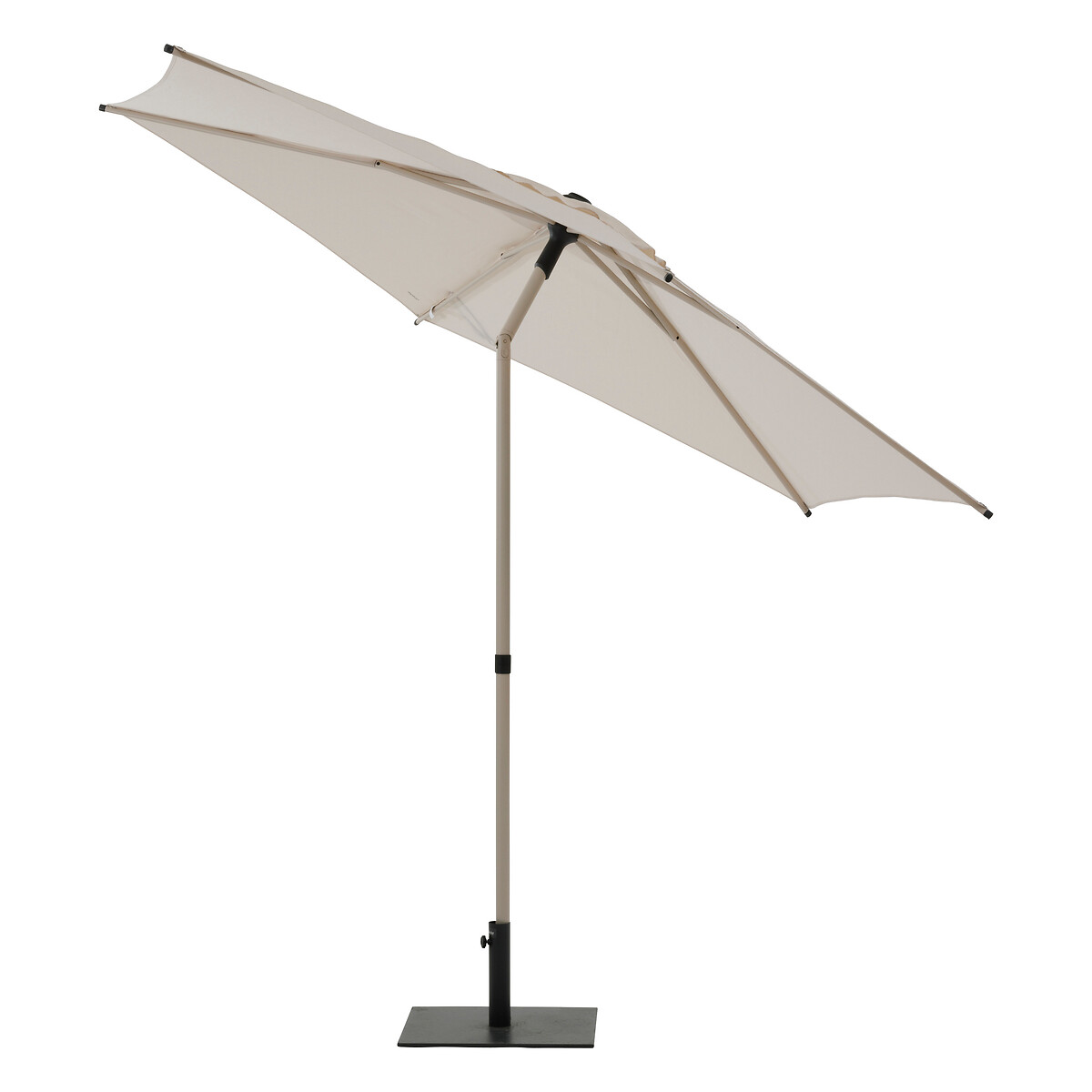 Hesperide Parasol Droit Carré SOYA Argile & Blé